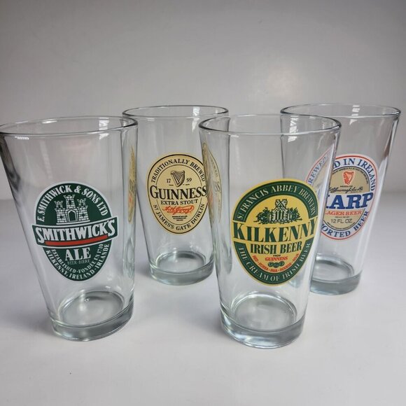 Luminarc Beer Glasses Irish Pub Collection Pub 16 oz. Each Set of 4 Barware - Picture 10 of 15